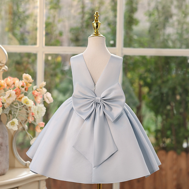 Beebikleit sünnipäevaprintsessileit lipsuga armsa stiiliga üheaastane pontoonkleit 2025 uus tüdrukute suvine kleit