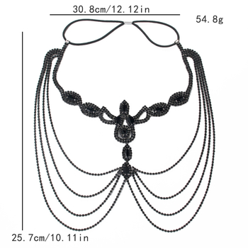 Трансгранична горещо продавана черна маска с кристали за жени, преувеличена модна европейска и американска маска за Хелоуин с пискюли, секси аксесоари