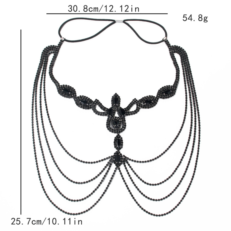 Трансгранична горещо продавана черна маска с кристали за жени, преувеличена модна европейска и американска маска за Хелоуин с пискюли, секси аксесоари