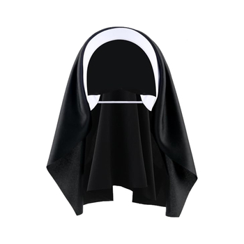 Halloweeni nunnade hidžaabi kostüüm, misjonäride ristiga rinnahoidja COSPLAY, Cosplay