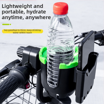 Kaks-ühes elektriauto veetopsihoidja jalgratta veepudelihoidja akuga auto piima-teehoidja mobiiltelefonihoidja jalgratta topsihoidja Uus