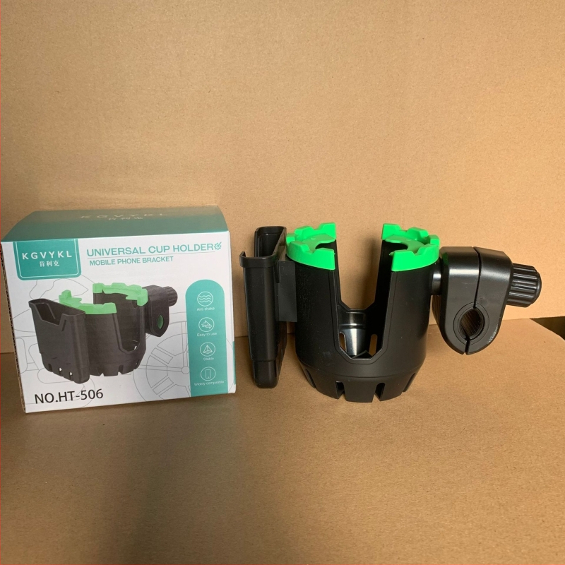 Kaks-ühes elektriauto veetopsihoidja jalgratta veepudelihoidja akuga auto piima-teehoidja mobiiltelefonihoidja jalgratta topsihoidja Uus