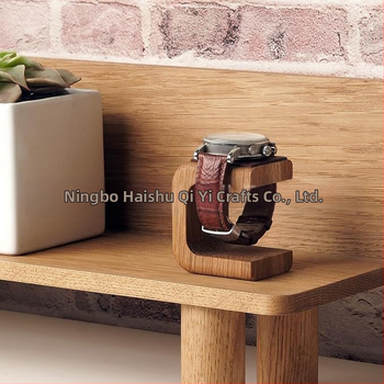 Νέα διασυνοριακά προϊόντα για ρολόγια, χειροποίητη βάση ρολογιών από μασίφ ξύλο, δερμάτινη βάση ρολογιών για άνδρες και γυναίκες