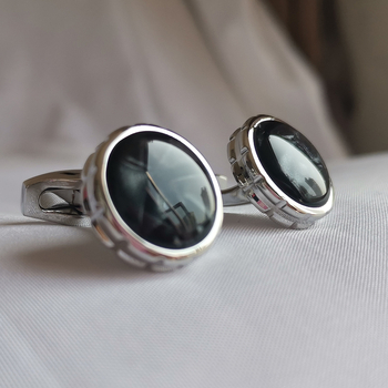 Dongguano dvisluoksnės trimatės raižytos juodos perstone prancūziškos sąsagos vyriškiems kostiuminiams marškiniams, aukštos kokybės marškinių sąsagos