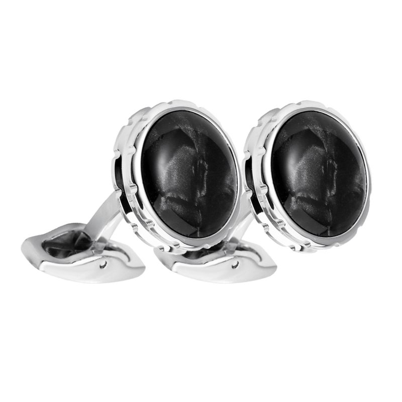 Dongguano dvisluoksnės trimatės raižytos juodos perstone prancūziškos sąsagos vyriškiems kostiuminiams marškiniams, aukštos kokybės marškinių sąsagos