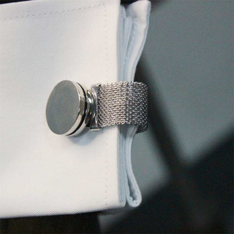 Uus vaskne mansetinööpide rihm, trendikas meeste ülikonna aksessuaar, tipptasemel särgi mansetinööpide rihm meestele ja naistele, lahe