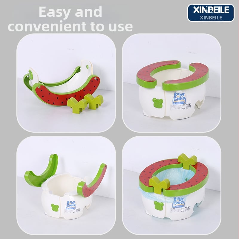 Xinbeile bērnu pārnēsājamā saliekamā tualetes automašīna, avārijas sieviešu bērnu tualete, ceļojumu pisuāra podiņš