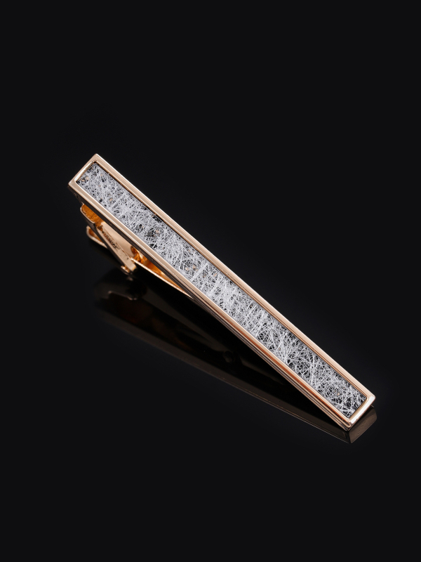 Hulgimüük kõrgekvaliteediline moodne mahagonist lipsuklamber meeste äri metallist lipsuklamber väliskaubanduse lipsuklambrite tehases laos