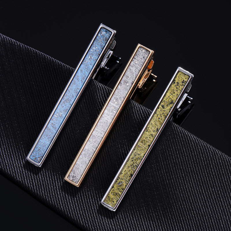 Hulgimüük kõrgekvaliteediline moodne mahagonist lipsuklamber meeste äri metallist lipsuklamber väliskaubanduse lipsuklambrite tehases laos