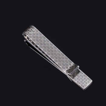 Uued tipptasemel skaalamustriga kraega rõivaaksessuaarid, titaanterasest meeste ehete aksessuaarid, roostevabast terasest lipsuklambrid, mood