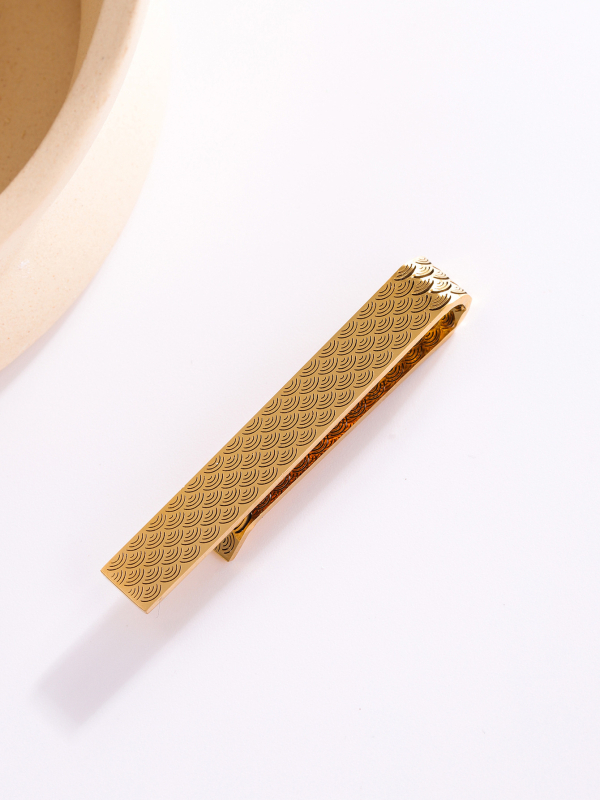 Uued tipptasemel skaalamustriga kraega rõivaaksessuaarid, titaanterasest meeste ehete aksessuaarid, roostevabast terasest lipsuklambrid, mood