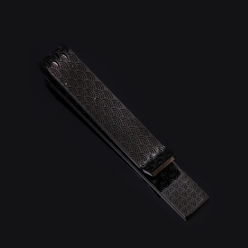 Uued tipptasemel skaalamustriga kraega rõivaaksessuaarid, titaanterasest meeste ehete aksessuaarid, roostevabast terasest lipsuklambrid, mood