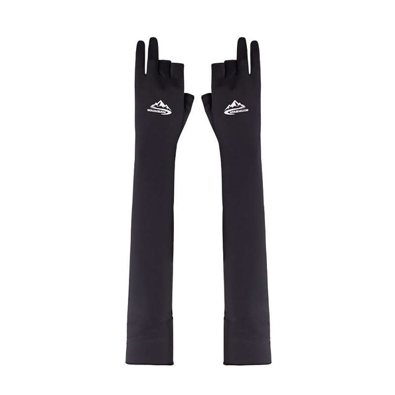 Suvine jääsiidist päikesekaitsekreemi varrukas meestele ja naistele, autojuhtimise, UV-kindlad, kiiresti kuivavad, sõrmedele mitteläbilaskvad kalastuskindad, libisemiskindlad XG32