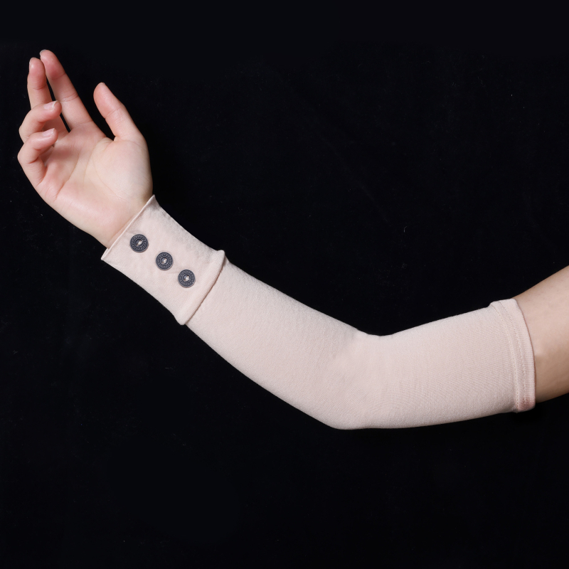 1 tükki ühevärvilist mitmevärvilist naiste uut puuvillast varrukaga päikesekaitsekreemi sooja varrukaga käekaitset, nelja aastaaja universaalseid pikakindaid