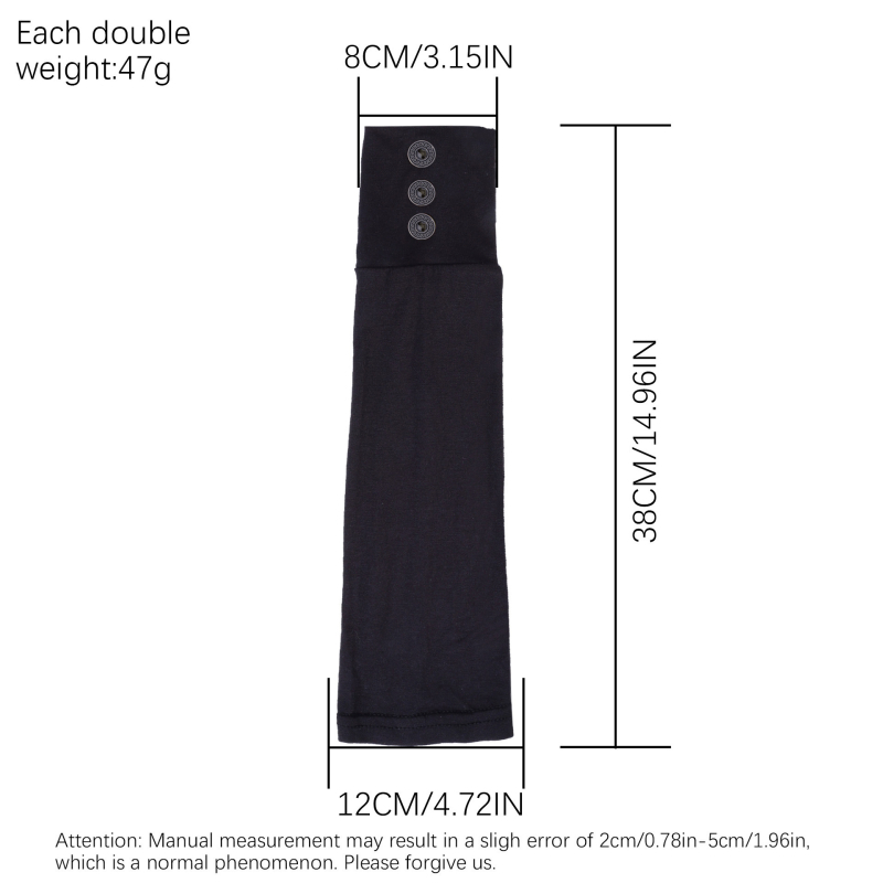 1 tükki ühevärvilist mitmevärvilist naiste uut puuvillast varrukaga päikesekaitsekreemi sooja varrukaga käekaitset, nelja aastaaja universaalseid pikakindaid