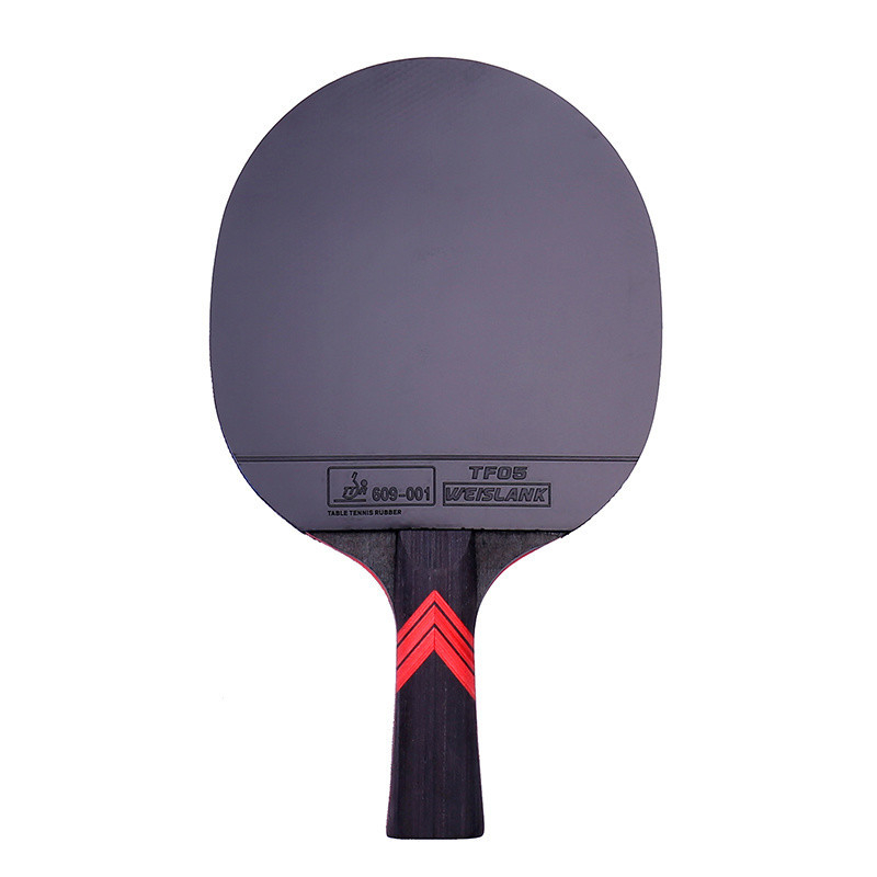 Profesionalios varžybų klasės 9 žvaigždučių 7 žvaigždučių anglies pluošto stalo teniso raketė su trumpa rankena, tiesia rankena, horizontali raketė su ilga rankena, didelio elastingumo ir klampumo