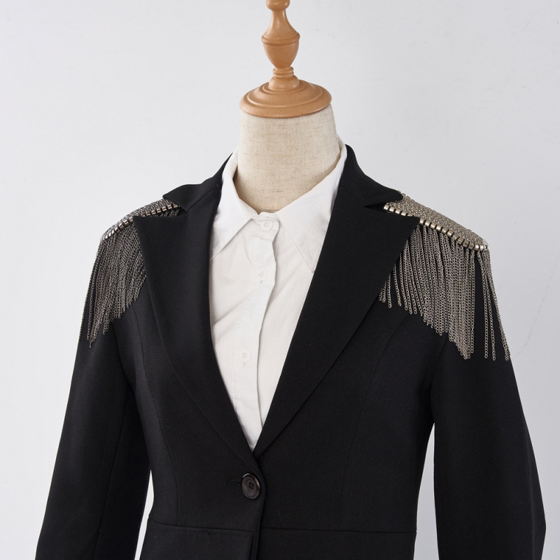 Rūpnīcas tiešā piegāde, jaunas modes dimanta epaulettes ar pušķīšu uzvalku, veiktspējas apģērbu ķēdes aksesuāri, atmosfēras dizains, vairumtirdzniecība