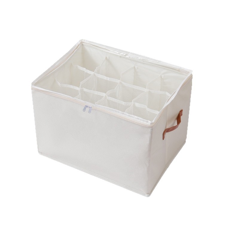 Cutie de depozitare transfrontalieră, pliabilă, din material textil, rezistentă la praf, cu capac, cutie de depozitare multifuncțională cu compartiment