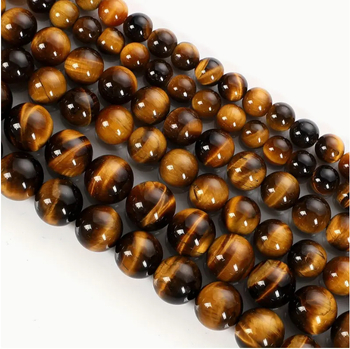 Mărgele naturale de ochi de tigru, piatră vrac, galben, ochi de tigru, mărgele rotunde, colier, brățară, accesorii de bijuterii DIY, produse semifinite, en-gros