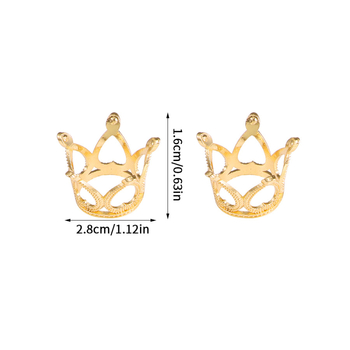 Μίνι στέμμα σε σχήμα καρδιάς μικρή πριγκίπισσα αξεσουάρ χειροποίητα DIY αξεσουάρ ρούχων μικρό στέμμα αντίχειρα διασυνοριακές πωλήσεις