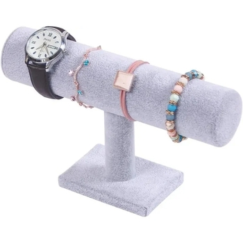 Flanelinis viensluoksnis ir dvisluoksnis apyrankių stovas papuošalams papuošalų demonstravimo stovas laikrodžių apyrankių stovas apyrankių laikymo lentynėlė