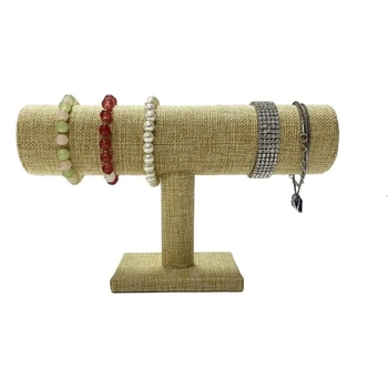 Flanelinis viensluoksnis ir dvisluoksnis apyrankių stovas papuošalams papuošalų demonstravimo stovas laikrodžių apyrankių stovas apyrankių laikymo lentynėlė