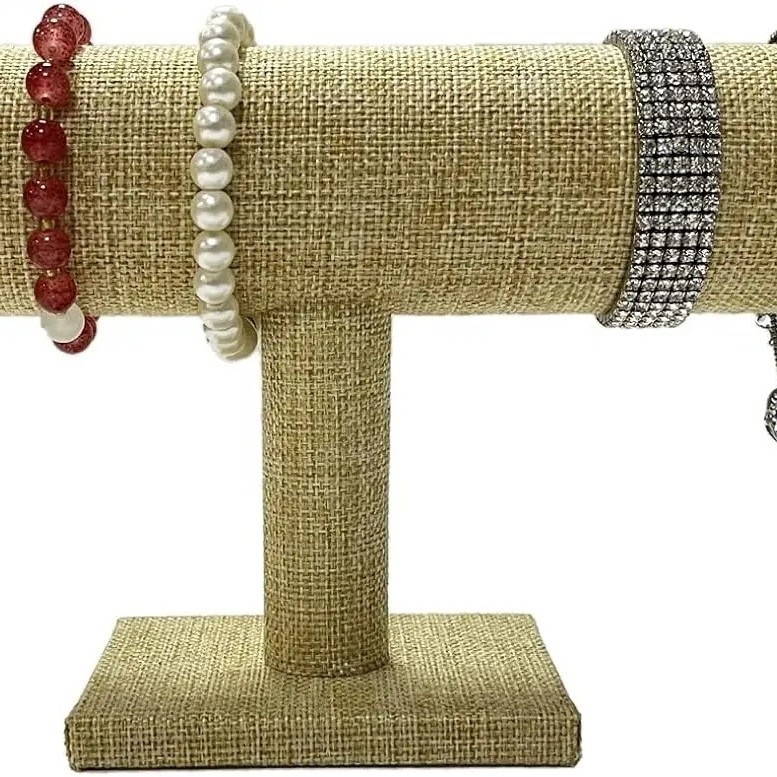 Flanelinis viensluoksnis ir dvisluoksnis apyrankių stovas papuošalams papuošalų demonstravimo stovas laikrodžių apyrankių stovas apyrankių laikymo lentynėlė