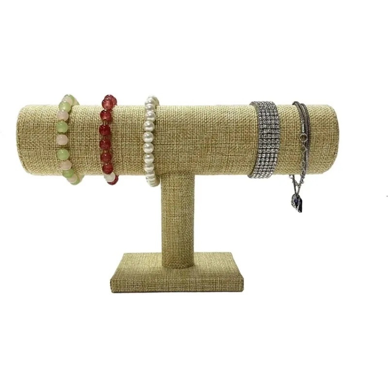 Flanelinis viensluoksnis ir dvisluoksnis apyrankių stovas papuošalams papuošalų demonstravimo stovas laikrodžių apyrankių stovas apyrankių laikymo lentynėlė