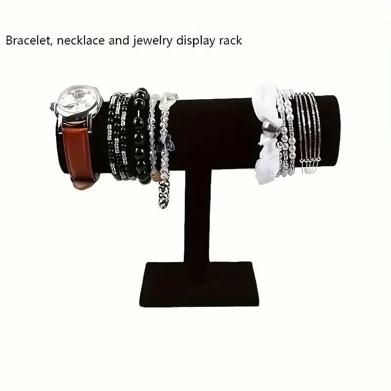 Flanelinis viensluoksnis ir dvisluoksnis apyrankių stovas papuošalams papuošalų demonstravimo stovas laikrodžių apyrankių stovas apyrankių laikymo lentynėlė