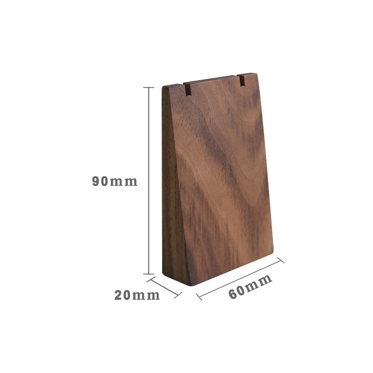 Pähklipuust kallid kõrvarõngad kõrvarõngaste alus täispuidust kaubanduskeskuse lihtne laskmisrekvisiitide kiosk ehete vitriin