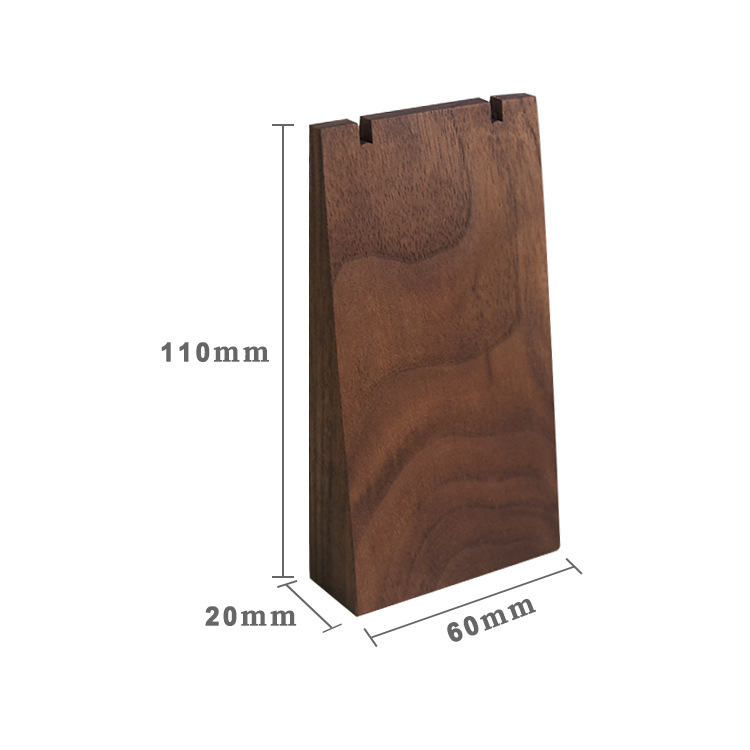 Pähklipuust kallid kõrvarõngad kõrvarõngaste alus täispuidust kaubanduskeskuse lihtne laskmisrekvisiitide kiosk ehete vitriin