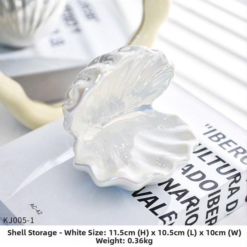 „Wenpai“ kūrybinis kriauklių papuošalų padėklas, karoliai, auskarai, laikymo lėkštė, įėjimo raktų laikymo vieta, miegamasis, komoda