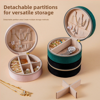 Piiriülene otsetarne sametist ehete hoiukarp reisimiseks kaasaskantav ehtekarp kõrvarõngaste kaelakee sõrmuse ehtekarp