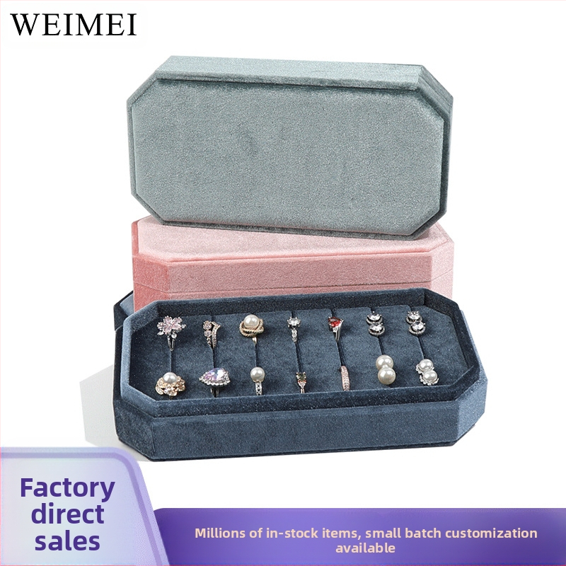 Samta rotaslietu uzglabāšanas kaste, gredzenu auskaru kaste, vairāku gredzenu uzglabāšanas šķīvis, rotaslietu displejs, auskaru uzglabāšanas kaste vairumtirdzniecībā