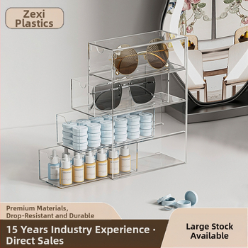 Z1032 Piiriülene prillide hoiukast Akrüülist mitmekihiline lauaarvuti sahtlitüüpi päikeseprillide vitriinkapp Tolmukindel hoiuriiul