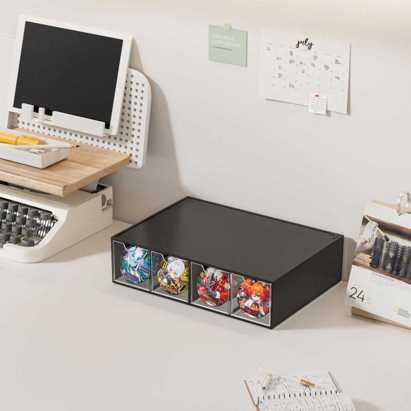 Z1032 Piiriülene prillide hoiukast Akrüülist mitmekihiline lauaarvuti sahtlitüüpi päikeseprillide vitriinkapp Tolmukindel hoiuriiul