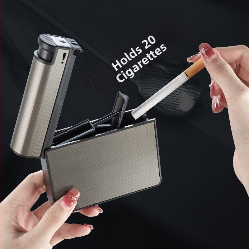 YH103 Свалящ се калъф за запалка, вграден, 20 броя, удебелен, влагоустойчив комплект за пушене на едро