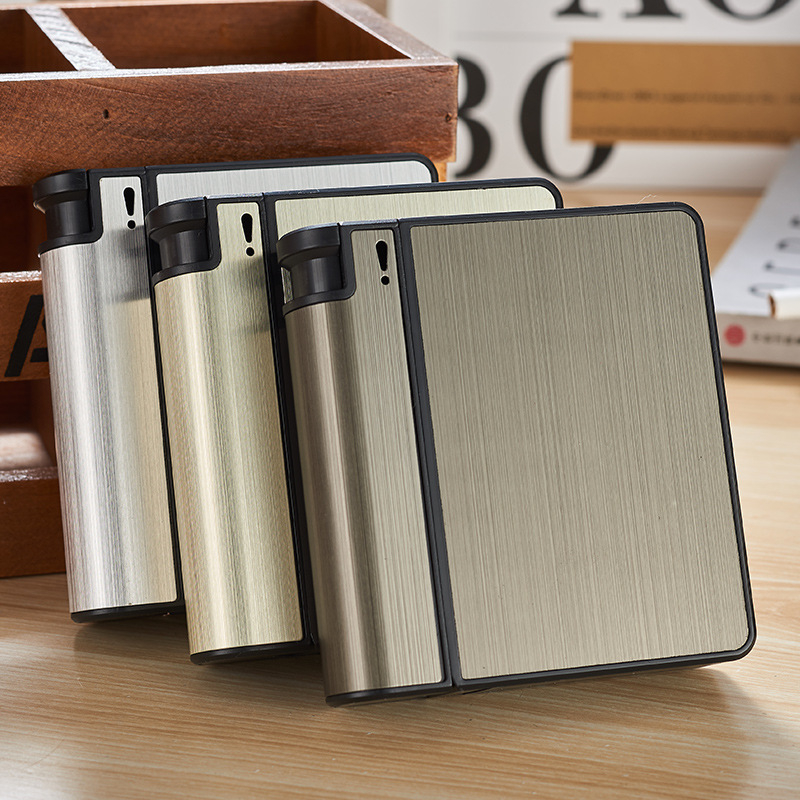 YH103 eemaldatav tulemasina sigaretiümbris integreeritud 20 paksendatud niiskuskindla hulgimüügi suitsetamiskomplekt