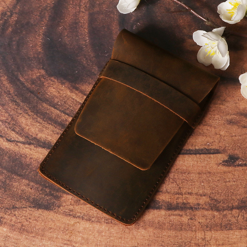 Jiteng jauna ādas cigāru soma Crazy Horse 3 iepakojumu cigāru uzglabāšanas ādas maciņš ūdensnecaurlaidīgs cigāru ādas maciņš rūpnīcas vairumtirdzniecība