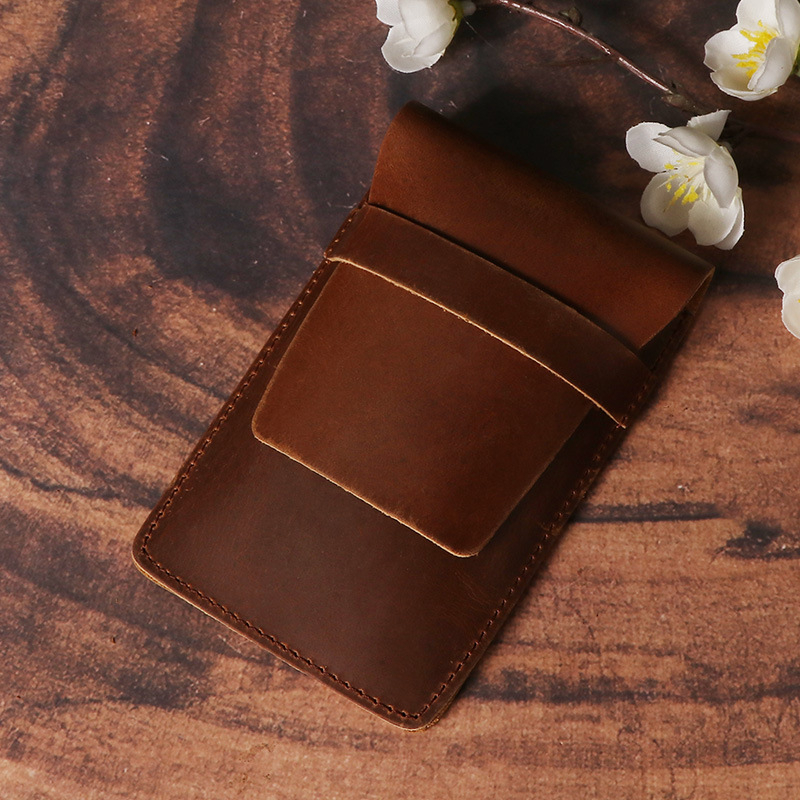 Jiteng jauna ādas cigāru soma Crazy Horse 3 iepakojumu cigāru uzglabāšanas ādas maciņš ūdensnecaurlaidīgs cigāru ādas maciņš rūpnīcas vairumtirdzniecība