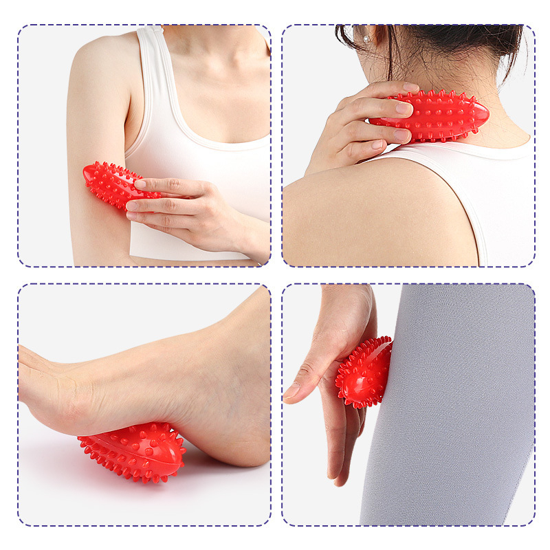 Sportas Joga Fitnesas Jūros agurkų masažo kamuoliukas Ranka Pėda Pėda Dugnas Akupunktūros Spaudimas Fascija Atpalaiduojantis Ežys Ranka Kietas Kamuolys