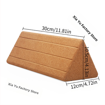 Τριγωνικό τούβλο από φελλό γιόγκα, τούβλο υψηλής πυκνότητας για χαλάρωση μέσης και κοιλιάς, τούβλο βοηθήματος χορού για παιδιά, τούβλο γυμναστικής