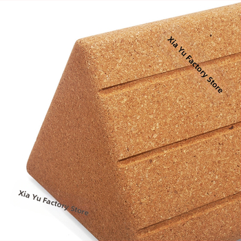 Τριγωνικό τούβλο από φελλό γιόγκα, τούβλο υψηλής πυκνότητας για χαλάρωση μέσης και κοιλιάς, τούβλο βοηθήματος χορού για παιδιά, τούβλο γυμναστικής