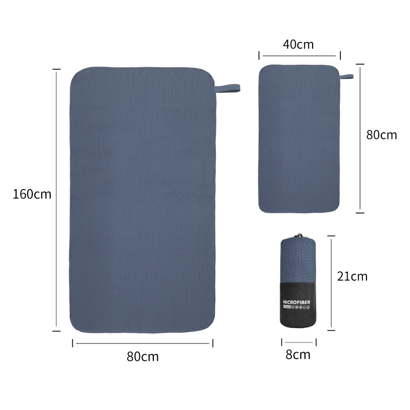 Tekstūros greitai džiūstantis maudymosi rankšluostis Greitai džiūstantis paplūdimio rankšluostis Suaugusiųjų vyrų ir moterų sportinis fitneso kelioninis nešiojamas didelis rankšluostis