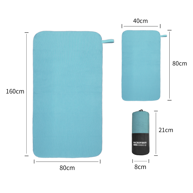 Tekstūros greitai džiūstantis maudymosi rankšluostis Greitai džiūstantis paplūdimio rankšluostis Suaugusiųjų vyrų ir moterų sportinis fitneso kelioninis nešiojamas didelis rankšluostis