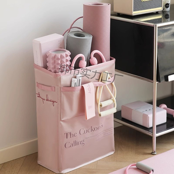 Mobiilne joogamati hoiukorv, sulgpallireketi hoiukorv, vahekapp, põrandal seisev, määrdunud riiete korv, ülikitsas, veekindel