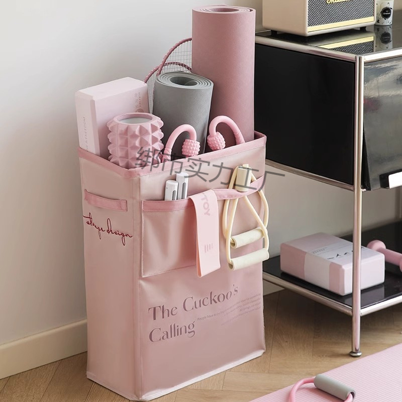 Mobiilne joogamati hoiukorv, sulgpallireketi hoiukorv, vahekapp, põrandal seisev, määrdunud riiete korv, ülikitsas, veekindel