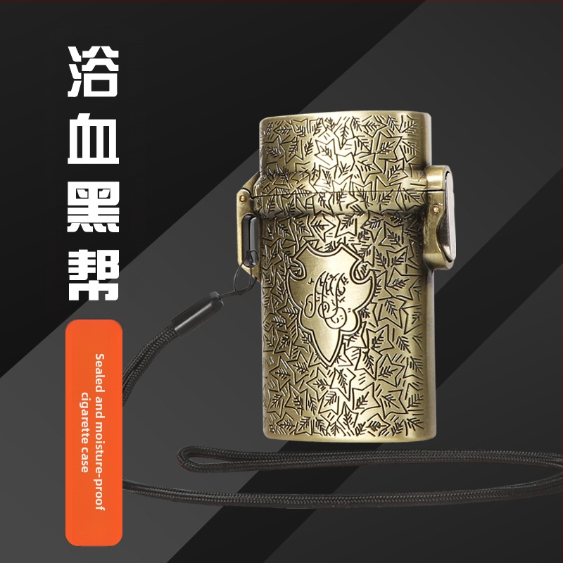 laos hulgimüügis Blood Bath Gangster Shelby sigaretiümbris paks, keskmine, õhuke, kolmest metallist sigaretiümbris, 20 pakki paks tarnekaelarihm