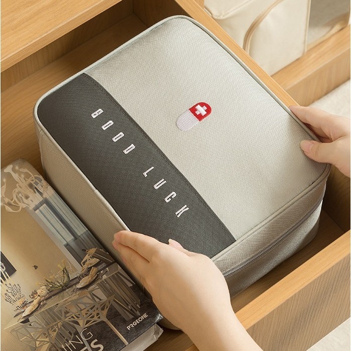 Prenosná lekárska taška prenosná taška na lieky núdzová taška vodotesná taška na úschovu liekov cestovná taška na prvú pomoc taška na prevenciu epidémií taška na lieky