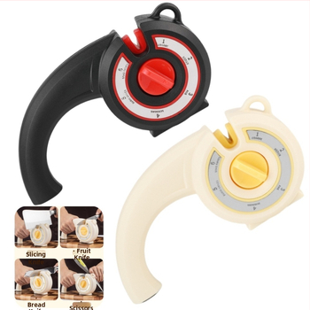 Kuus-ühes multifunktsionaalne noateritaja majapidamisköögi käärid kööginoa teritamiseks kivist noateritaja